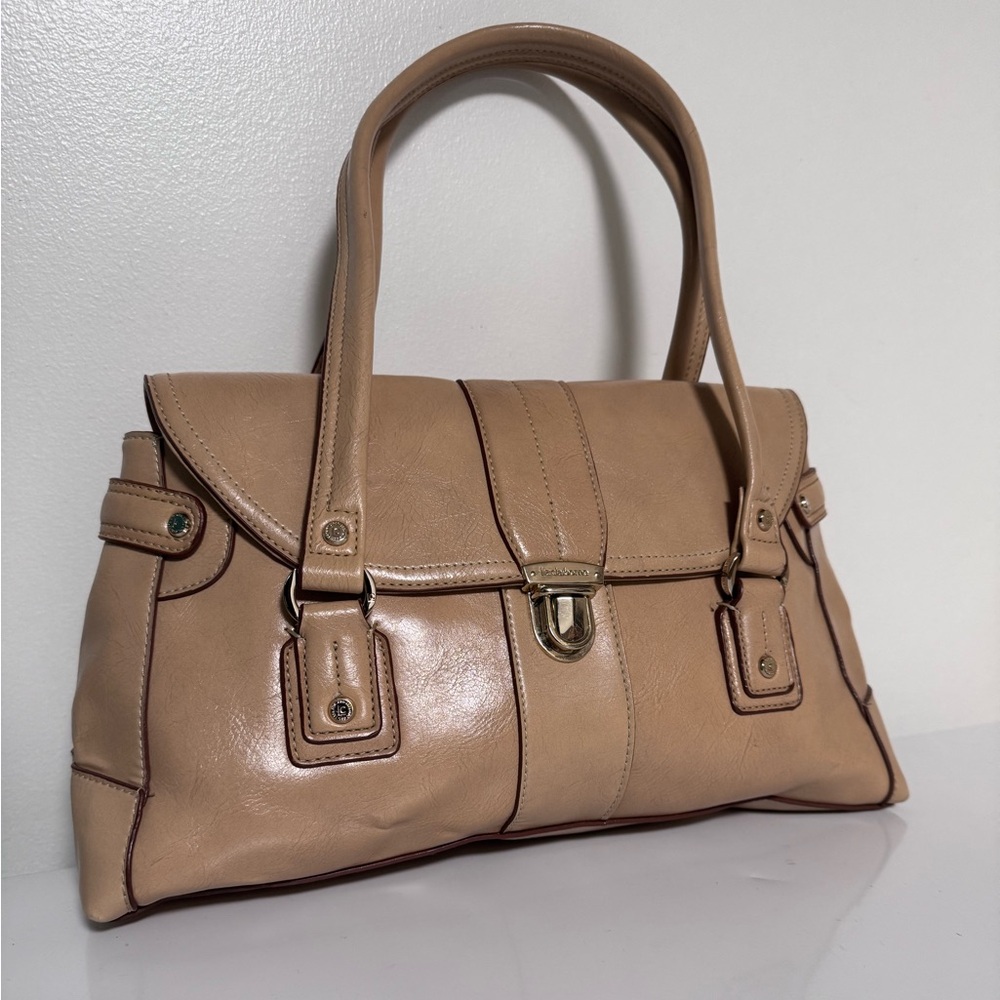 Liz Claiborne Brown Faux Leather Purse